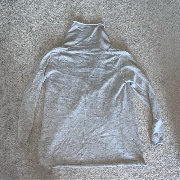 Zara Heathered Light Grey Open Cardigan - Picture 2 of 7